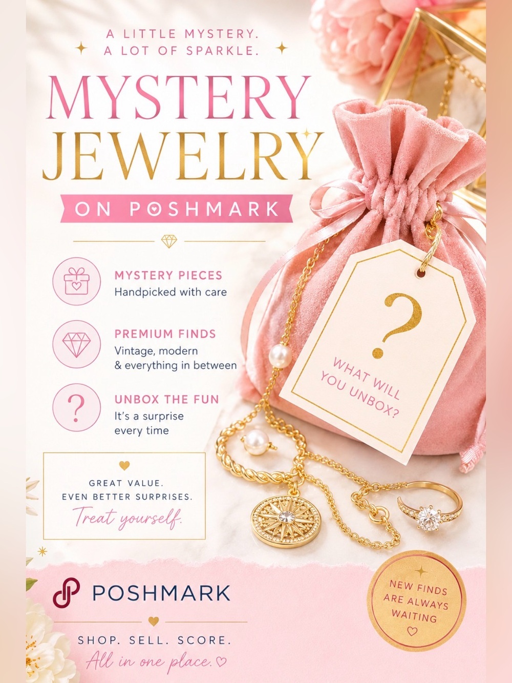 💎 MYSTERY JEWELRY BUNDLE 💎 
Guaranteed a minimum of 4 jewelry items
